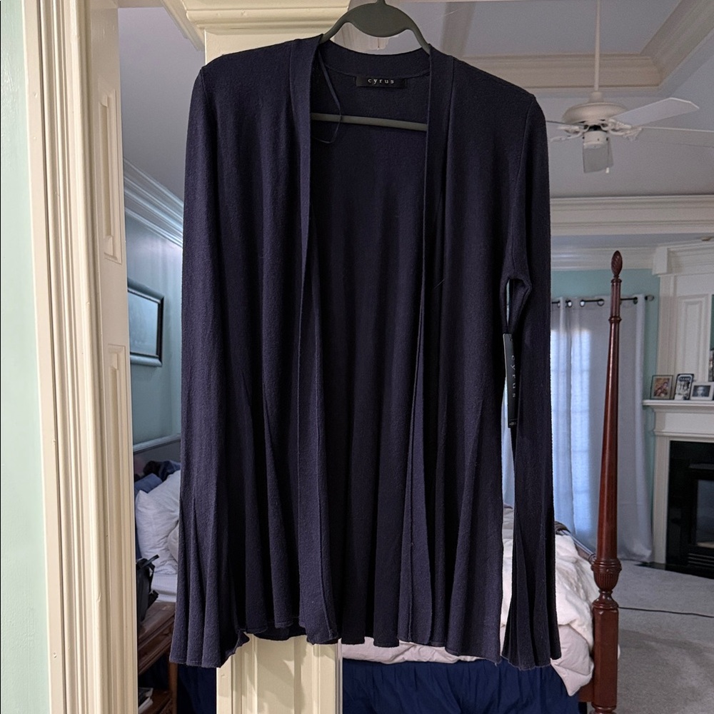 Cyrus Navy Blue Women's Cardigan